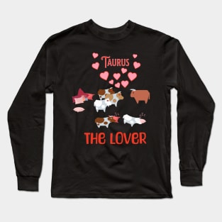 The characters of the zodiac: Taurus Long Sleeve T-Shirt